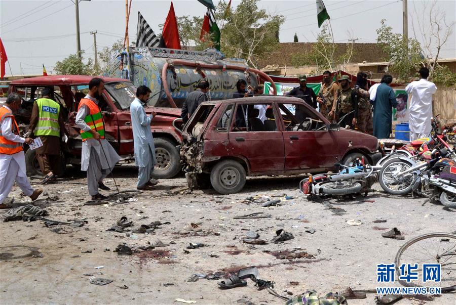 （国际）（1）巴基斯坦选举一投票站附近发生自杀式炸弹袭击致29人死亡