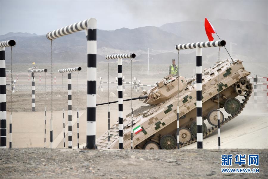 （军事）（2）&ldquo;国际军事比赛&mdash;&mdash;2018&rdquo;中国承办的&ldquo;苏沃洛夫突击&rdquo;步战车组比赛在库尔勒开赛