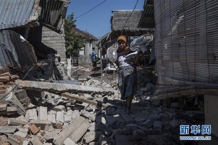（国际）（10）印尼龙目岛地震死亡人数升至131人