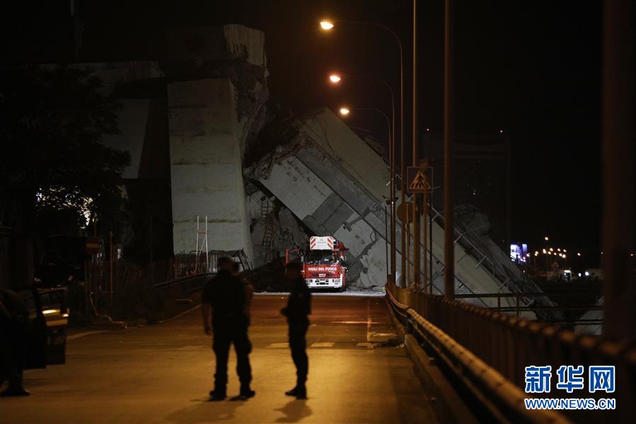 （国际）（3）意大利发生公路桥垮塌事故 至少20人死亡