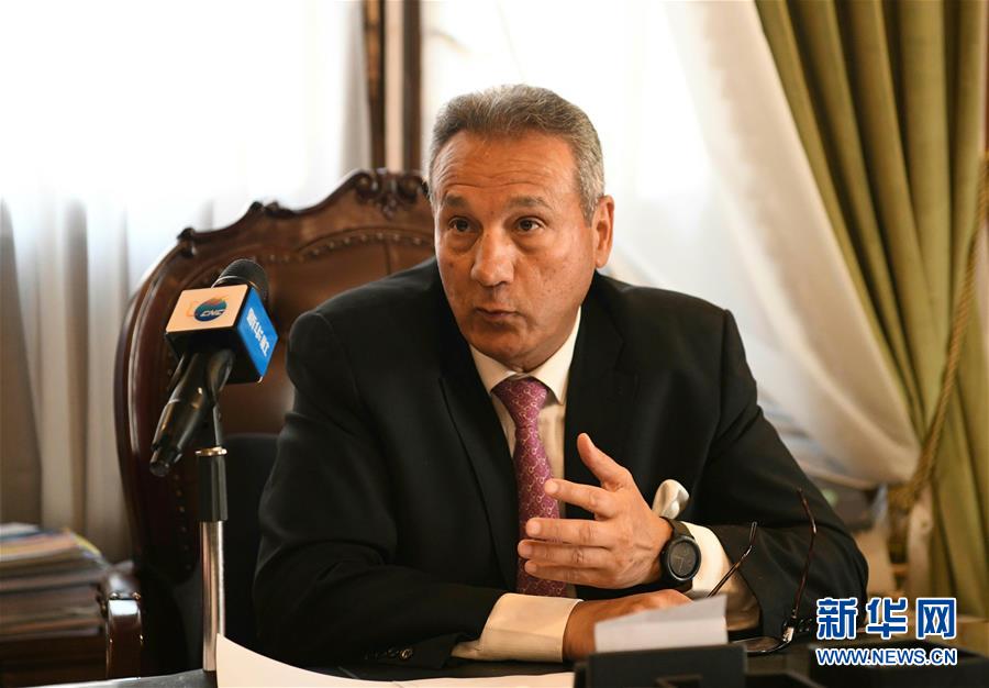 (中非合作论坛·图文互动)专访:“一带一路”促进中非资金融通——访埃及银行行长埃特雷比