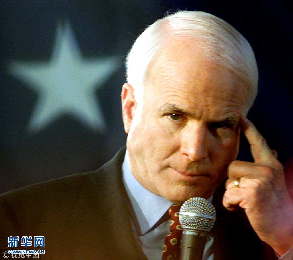 美共和党籍国会参议员约翰·麦凯恩去世 享年81岁（图）
