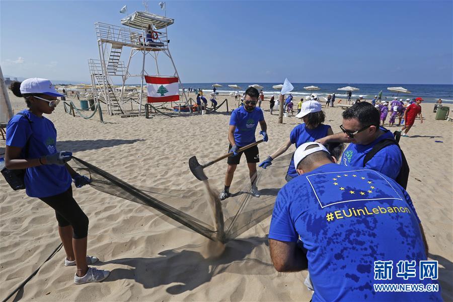 （国际）（3）黎巴嫩：清理海滩垃圾 保护海洋环境