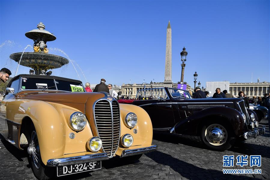 （国际）（2）老爷车齐聚为巴黎车展&ldquo;庆生&rdquo;