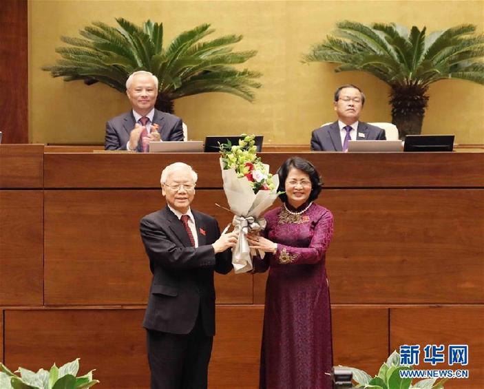 （国际）（2）越共中央总书记阮富仲当选越南国家主席