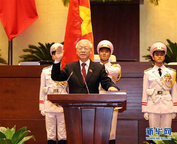 （国际）（1）越共中央总书记阮富仲当选越南国家主席