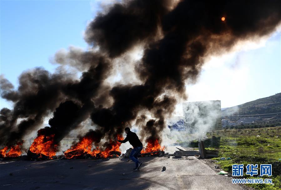（国际）（3）巴以冲突造成一名巴勒斯坦人死亡逾百人受伤