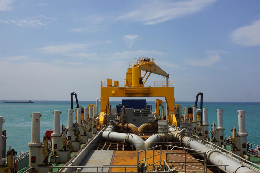 （国际）（7）中斯共同开发的科伦坡港口城项目填海造地工程完工