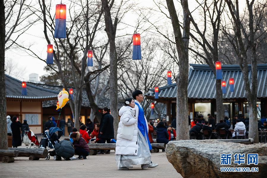（国际）（4）来民俗村感受韩国年俗