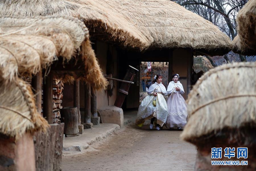 （国际）（7）来民俗村感受韩国年俗