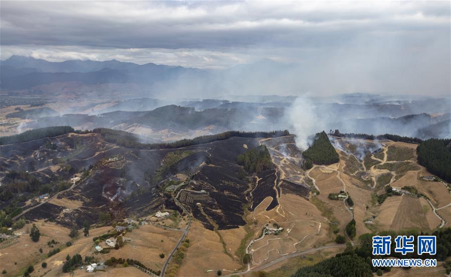 （國際）（9）新西蘭南島山火持續