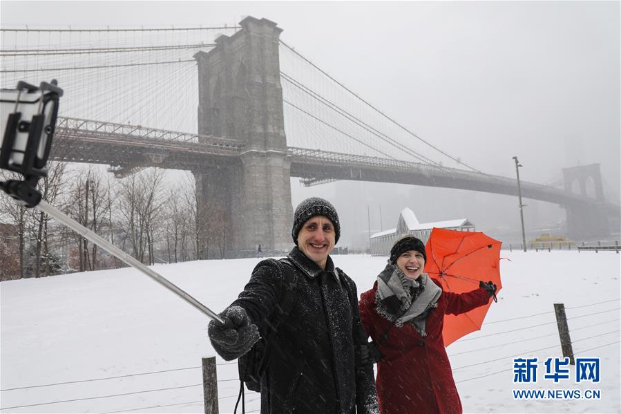 （国际）（1）雪降纽约