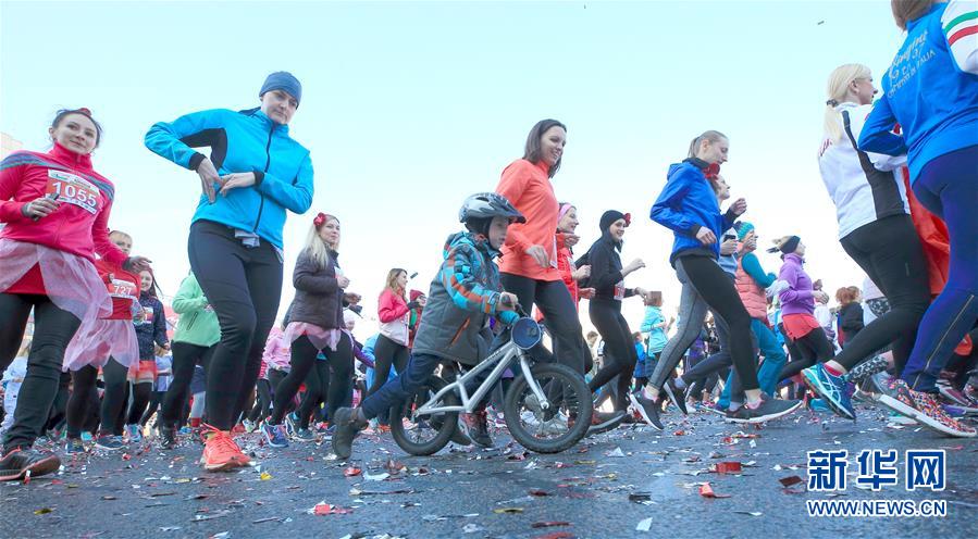 （XHDW）（3）白俄罗斯赛跑庆祝“三八”国际妇女节 