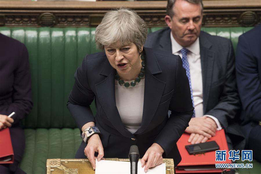 （国际）（2）英国议会投票反对&ldquo;无协议脱欧&rdquo;