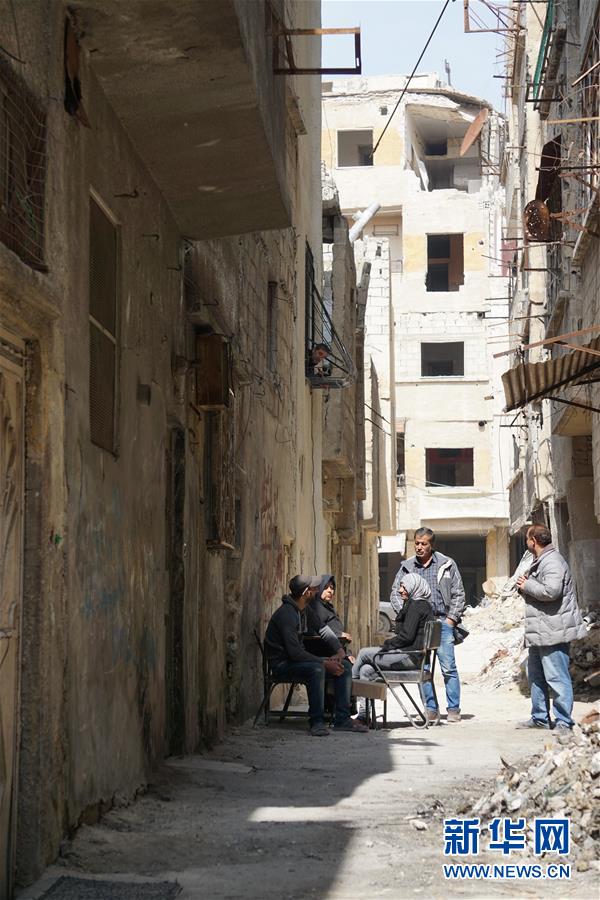 （國際·圖文互動）（1）通訊：敘利亞危機爆發8周年：廢墟中“療傷”的東古塔