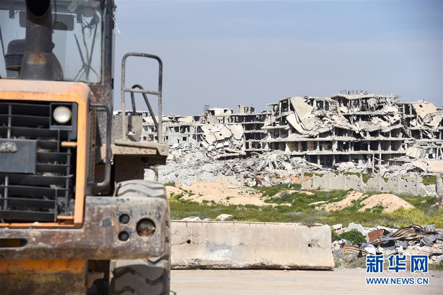 （国际·图文互动）（14）通讯：叙利亚危机爆发8周年：废墟中“疗伤”的东古塔