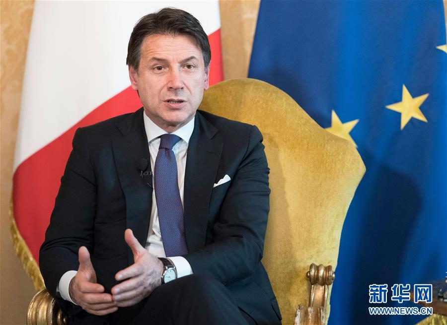 （出訪配合·高端訪談·圖文互動）專訪：習主席訪問意大利為兩國提供重要合作機遇——訪意大利總理孔特