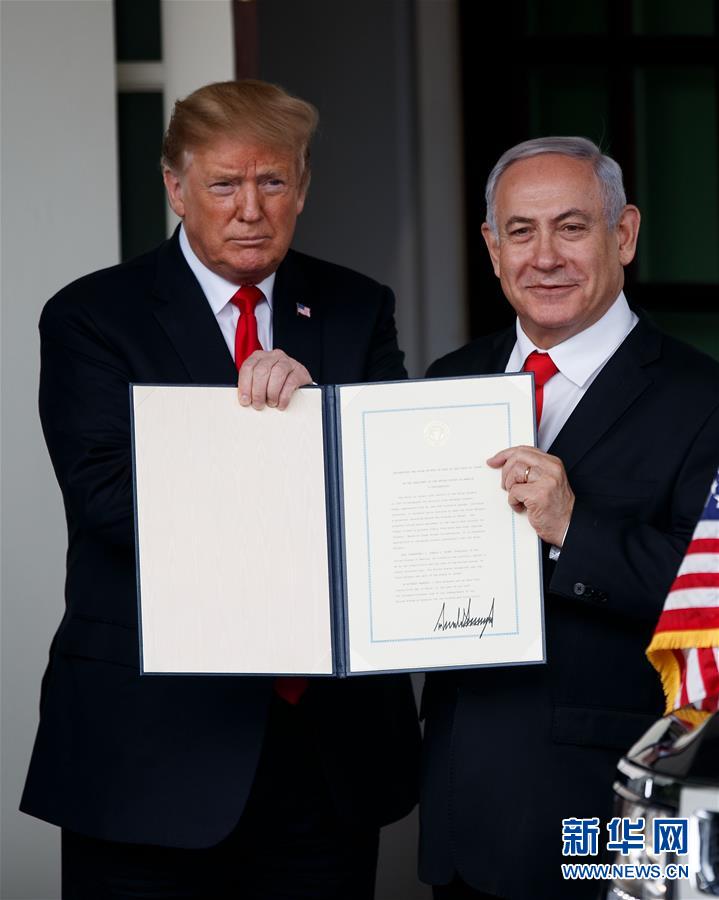 （国际）（3）特朗普宣布承认以色列对戈兰高地的主权