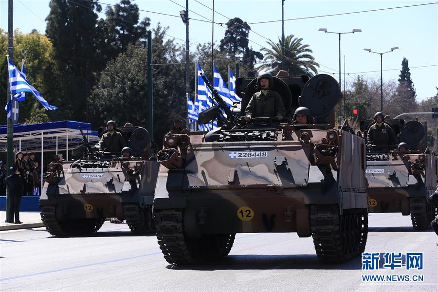 （国际）（9）希腊举行阅兵 庆祝独立日