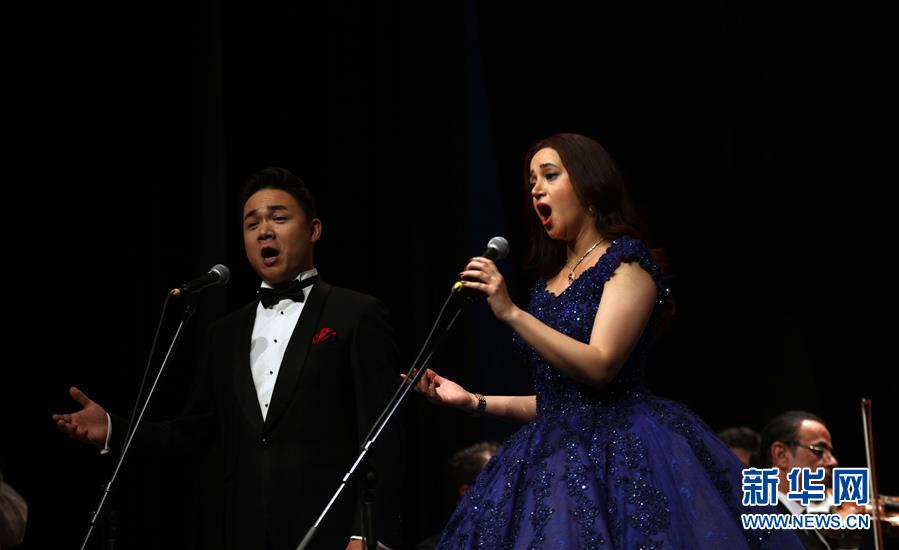 （国际）（1）约旦女高音歌唱家唱响《丝路梦想》
