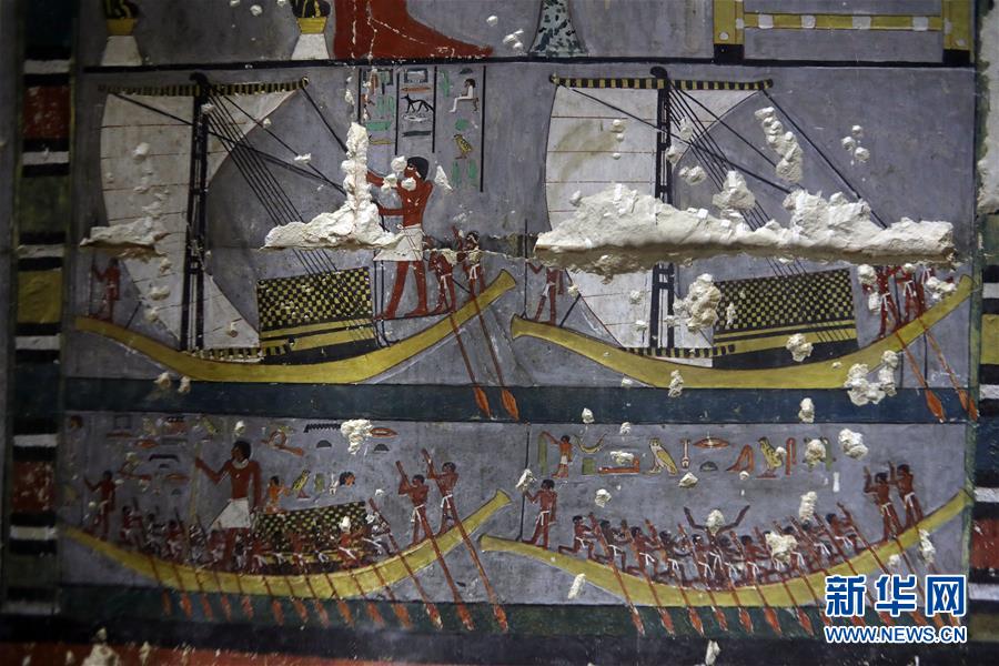 （国际）（2）埃及塞加拉发现一座第五王朝时期贵族墓葬