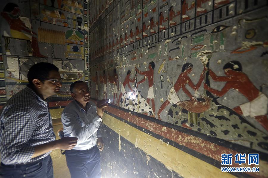 （國際）（6）埃及塞加拉發現一座第五王朝時期貴族墓葬