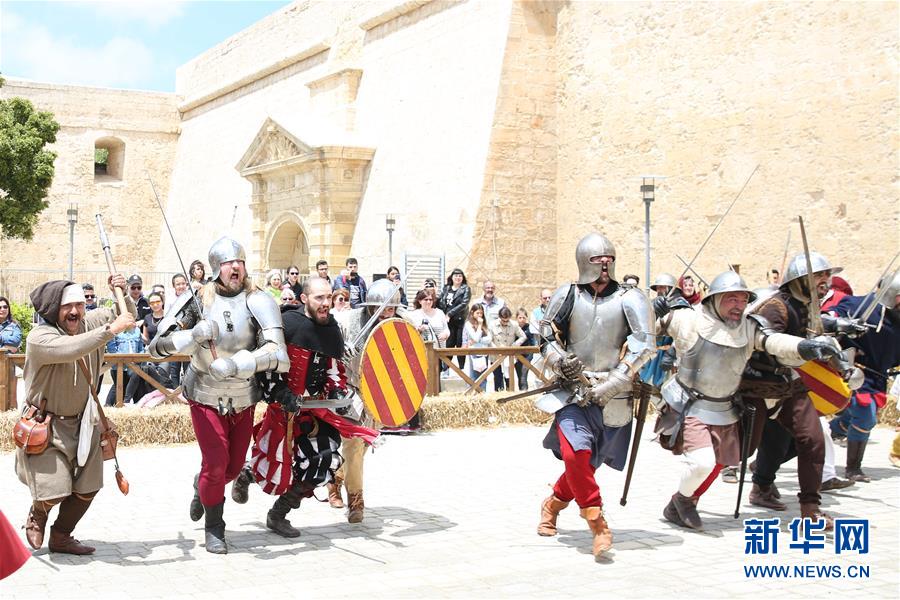 （国际）（1）马耳他举行姆迪纳中世纪文化节