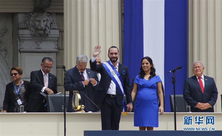 （国际）（1）布克莱宣誓就任萨尔瓦多总统