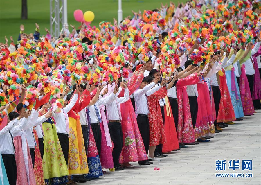（XHDW）（7）朝鲜民众热烈欢迎习近平