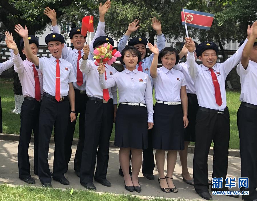 （XHDW）（13）朝鲜民众热烈欢迎习近平