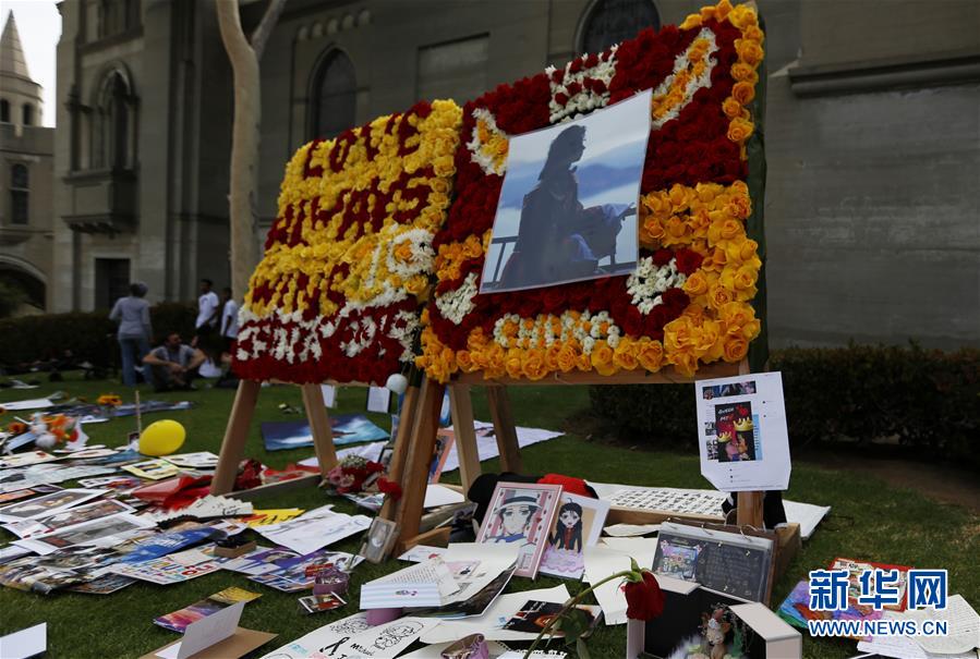 （国际）（5）美国歌迷纪念迈克尔&middot;杰克逊逝世十周年