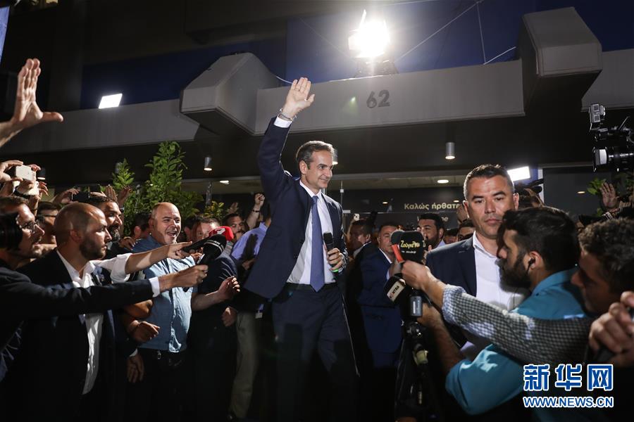 （國際）（2）希臘反對黨新民主黨贏得議會選舉