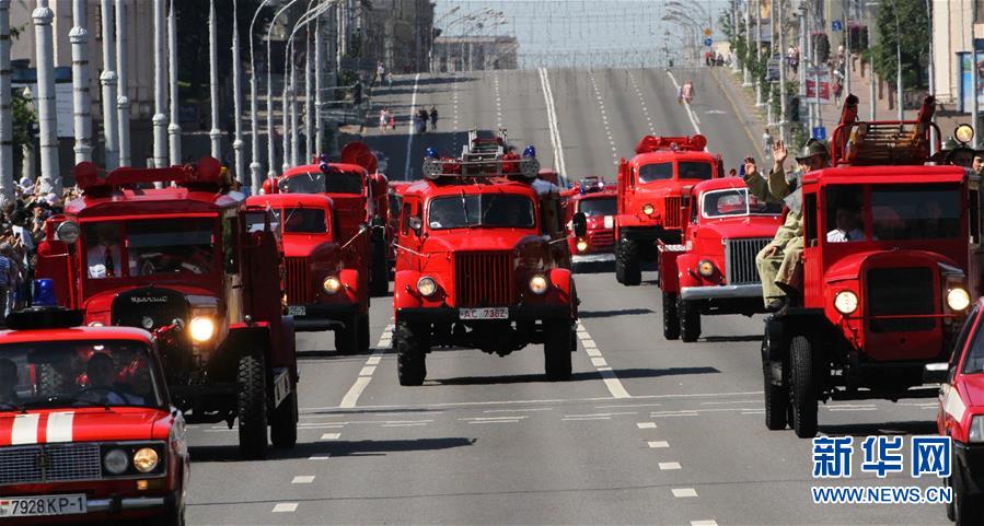 （国际）（6）白俄罗斯举行消防日活动