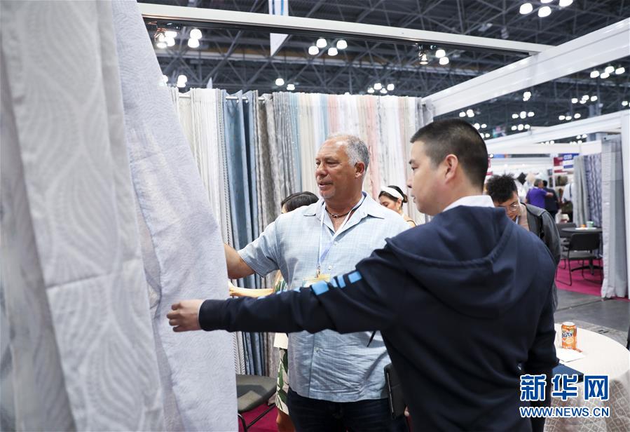 （國際）（6）中國紡織品服裝貿易展覽會在紐約開幕
