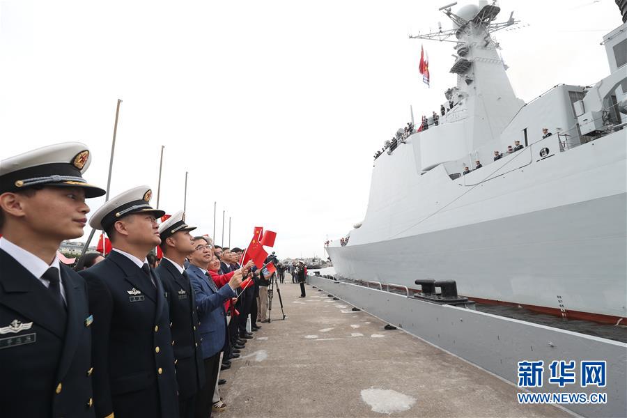 （国际）（4）西安舰抵达圣彼得堡访问并参加俄罗斯海军节