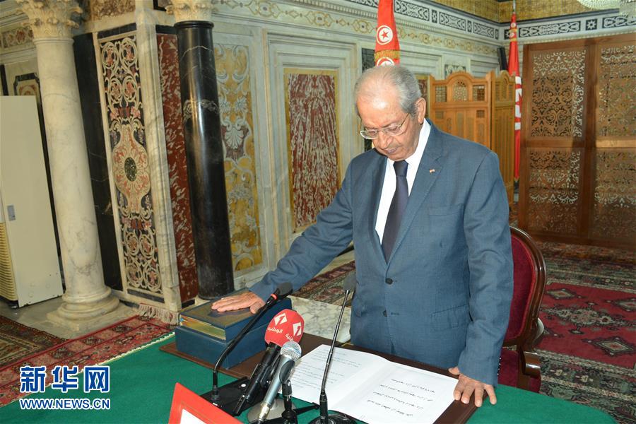 （国际）（1）突尼斯议长宣誓就任临时总统