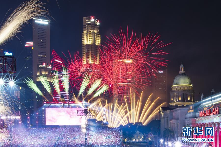 （国际）（6）新加坡举行国庆54周年庆典