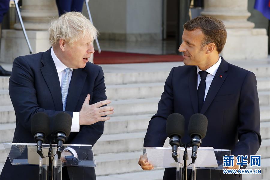 （国际）（3）英国首相鲍里斯·约翰逊首访法国