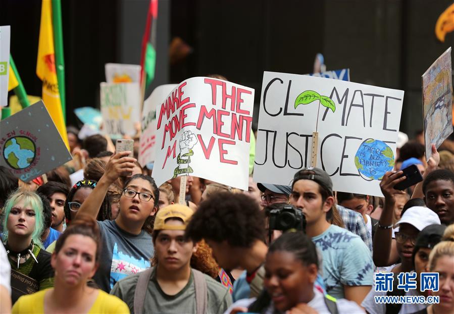 （国际）（1）美国芝加哥举行气候变化游行