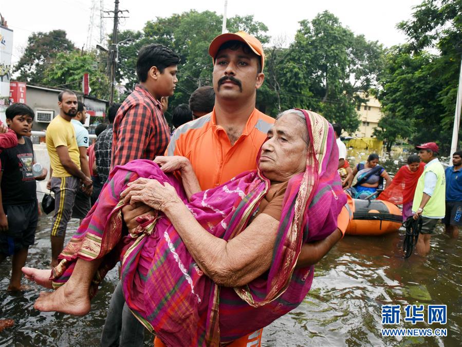 （国际）（4）洪灾造成印度比哈尔邦42人丧生