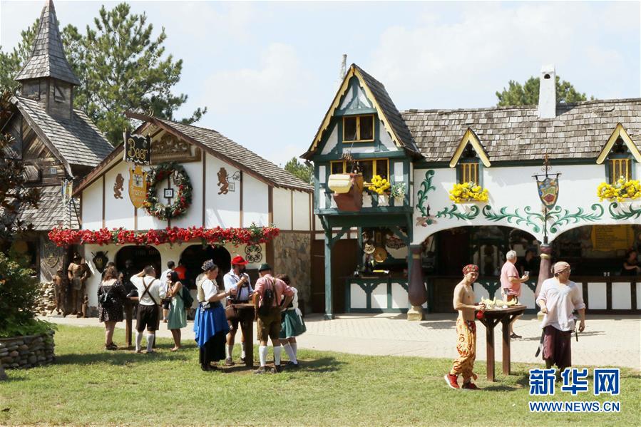 （新华视界）（4）美国得州文艺复兴节带来复古体验