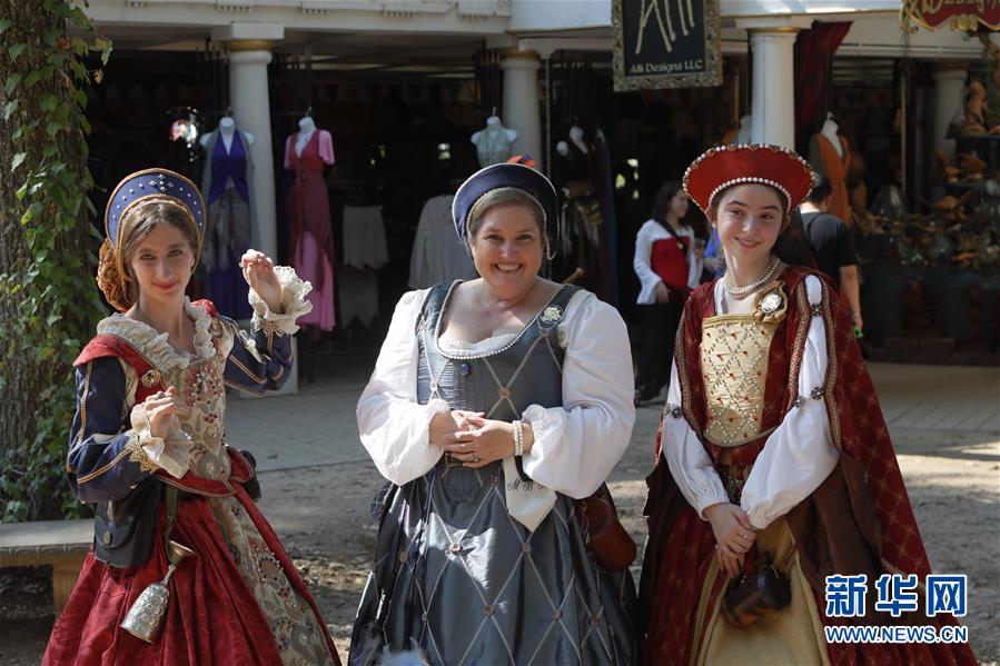 （新华视界）（5）美国得州文艺复兴节带来复古体验