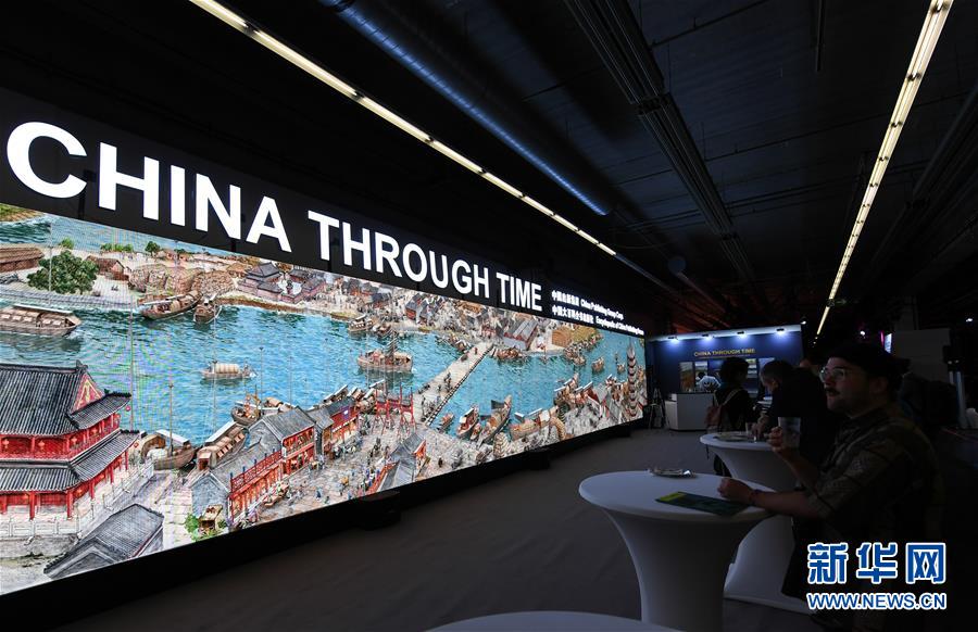 （国际）（2）《穿越时空的中国》数字影像展首次亮相海外
