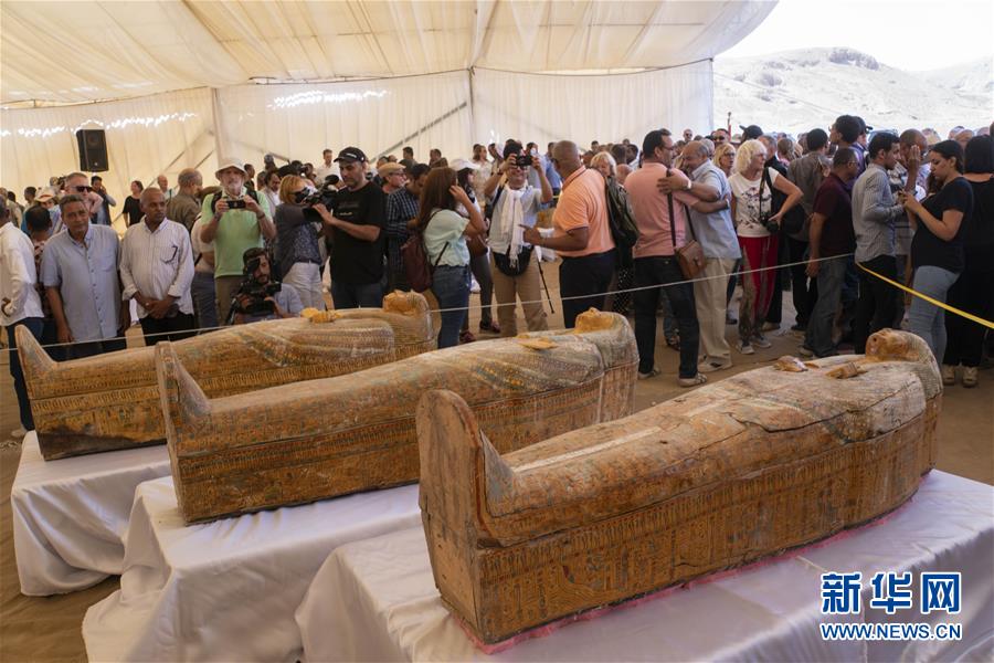 （國際）（1）埃及出土30具3000年前的木質棺槨