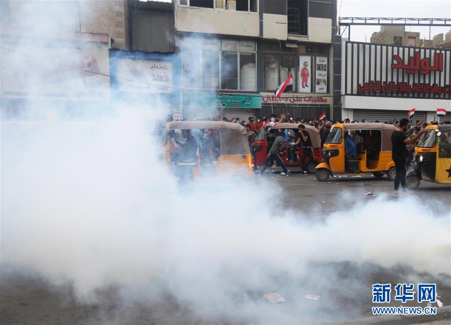 （国际）（5）伊拉克多地爆发新一轮示威抗议活动