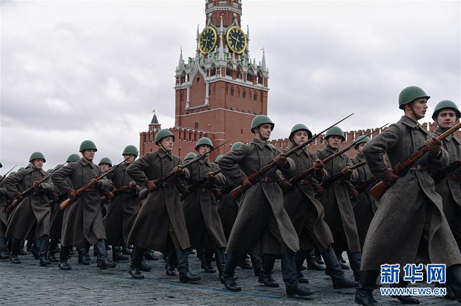 （國際）（5）莫斯科舉行閱兵紀念1941年紅場閱兵78周年