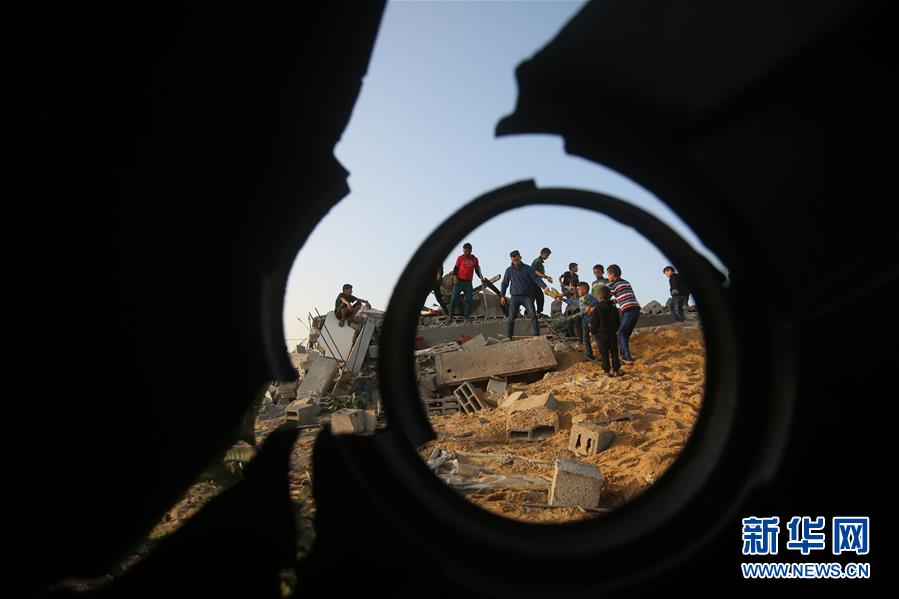 （国际）（2）以色列空袭加沙致5名巴勒斯坦人死亡