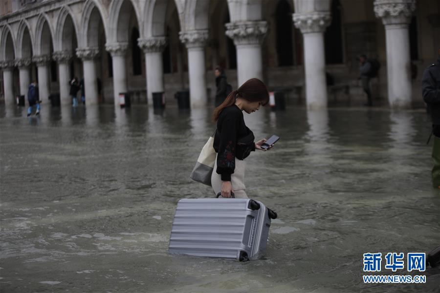 （国际）（5）意大利“水城”威尼斯遭遇严重水灾