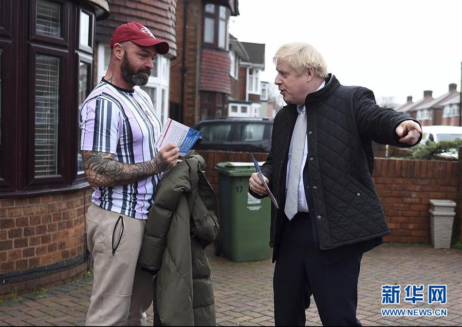 （国际）（1）英国首相鲍里斯&middot;约翰逊为大选拉票