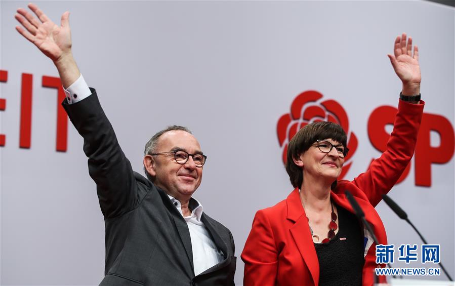 （國際）（5）德國社民黨雙主席亮相全國黨代會 